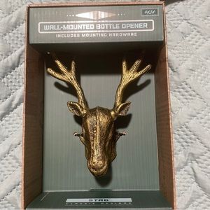 The Kraftsman Co Deer Head Mounted Bottle Opener